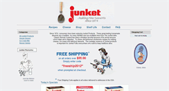 Desktop Screenshot of junketdesserts.com